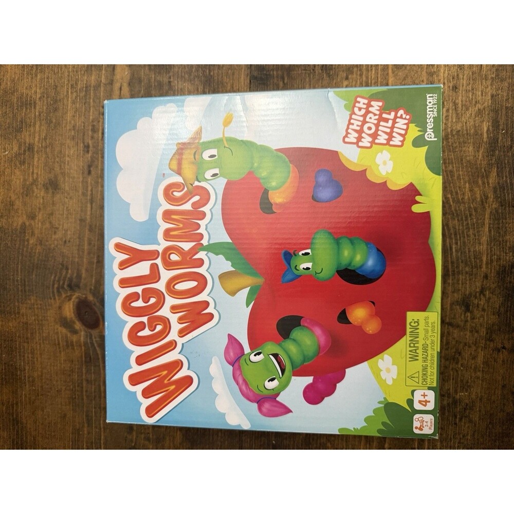 Pressman Wiggly Worms Game - Color Matching Memory Preschool Game